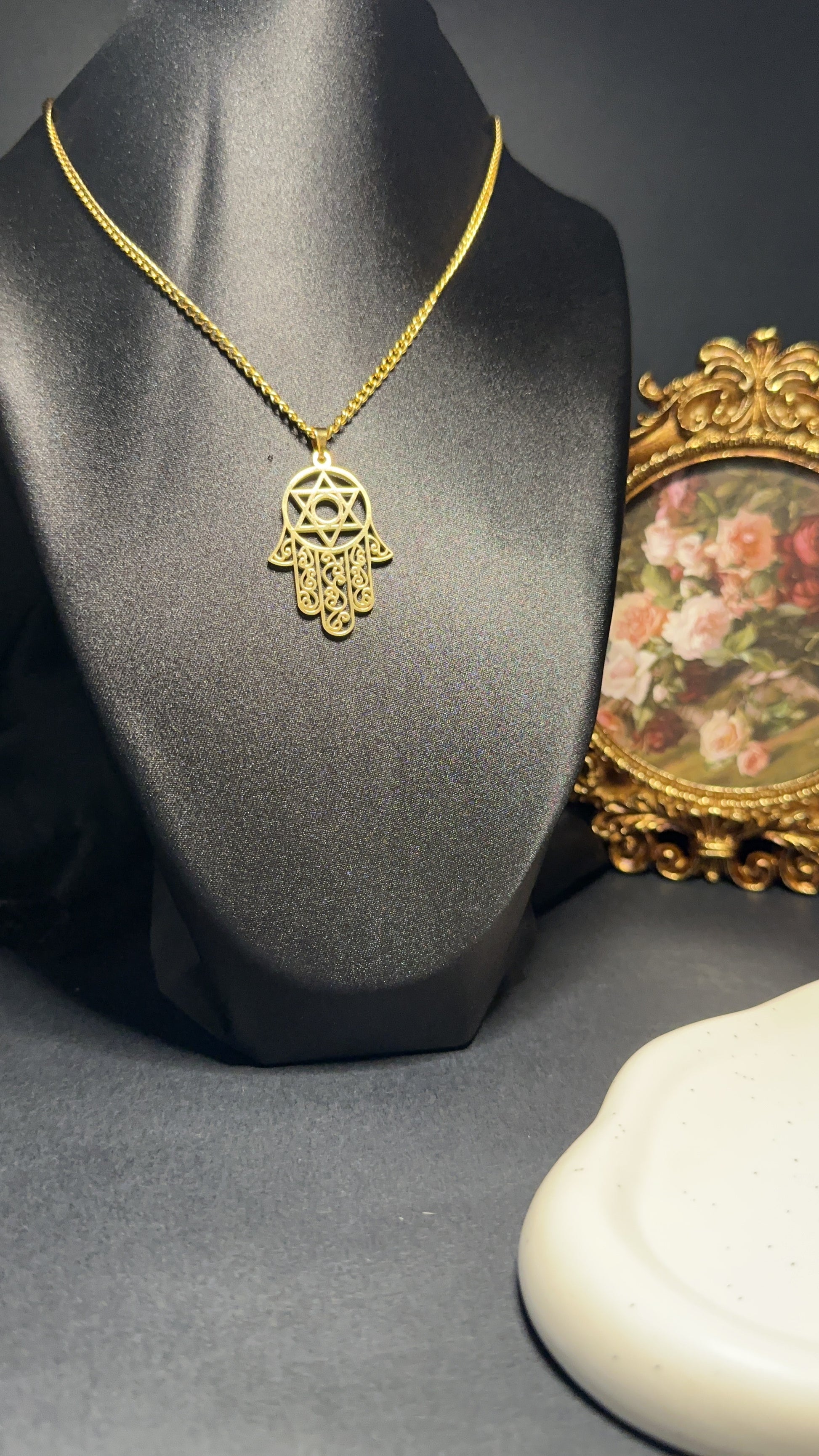 Main de protection étoilé