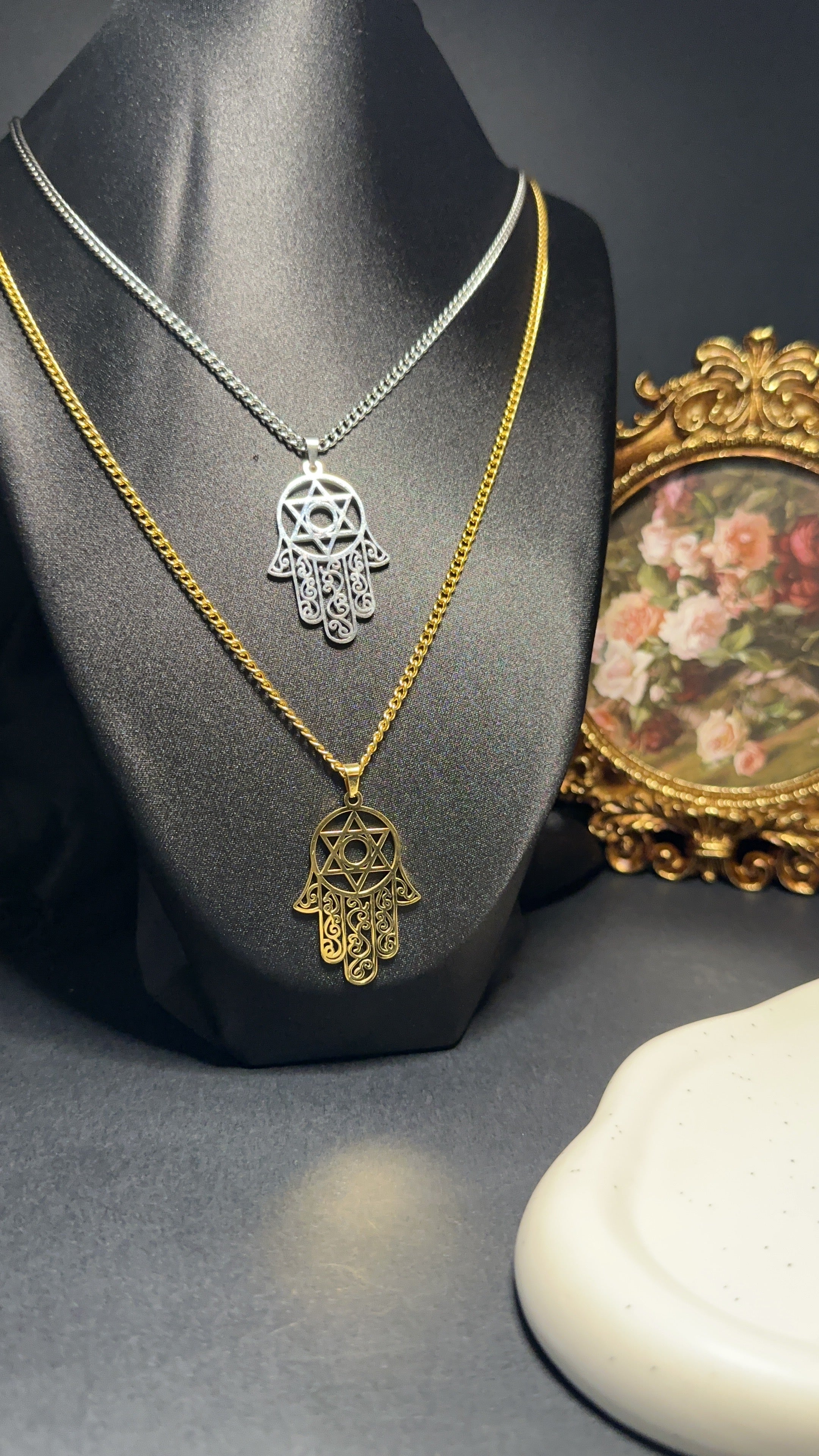 Main de protection étoilé