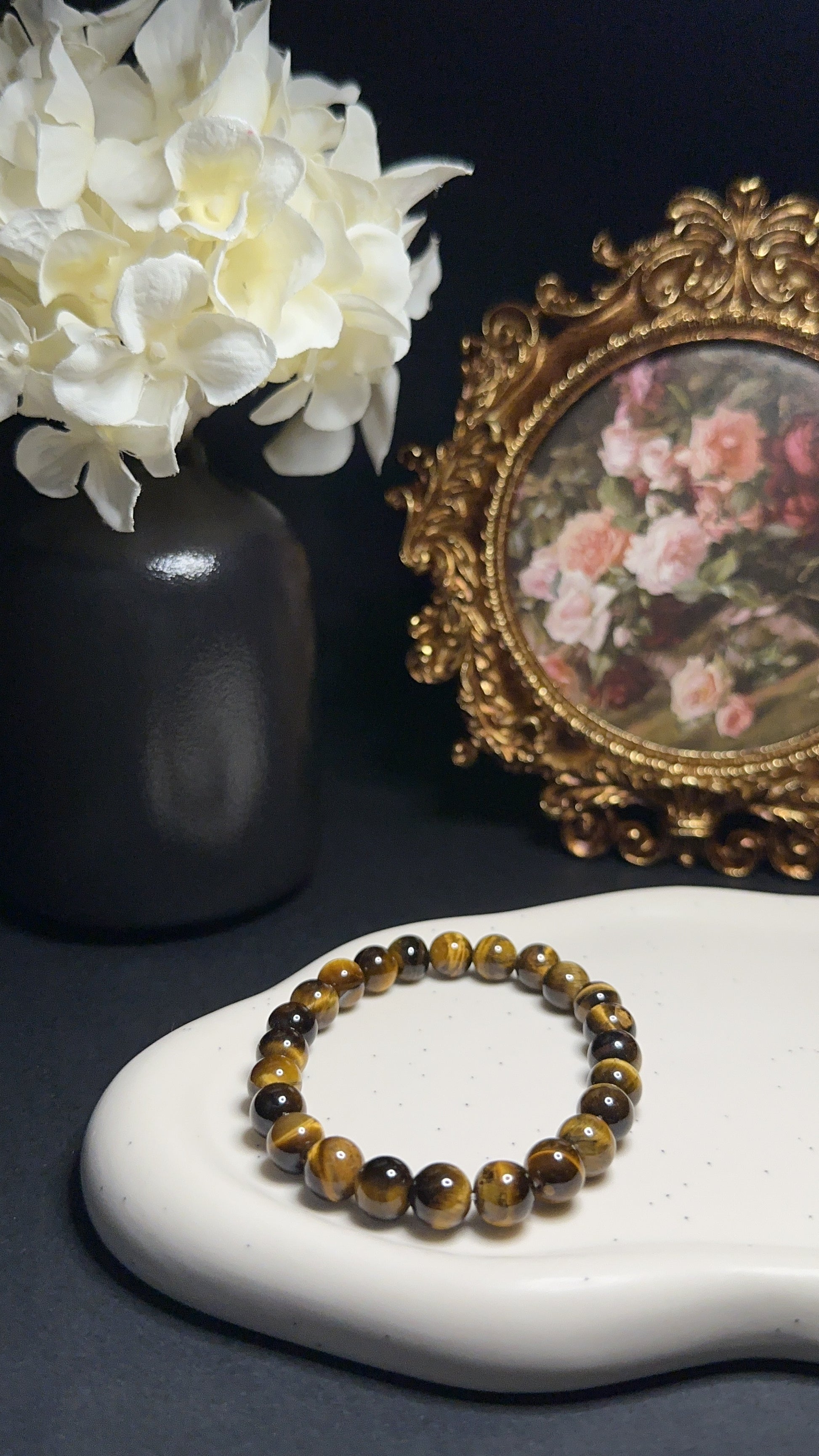 Bracelet Oeil de tigre - Force, courage & ancrage