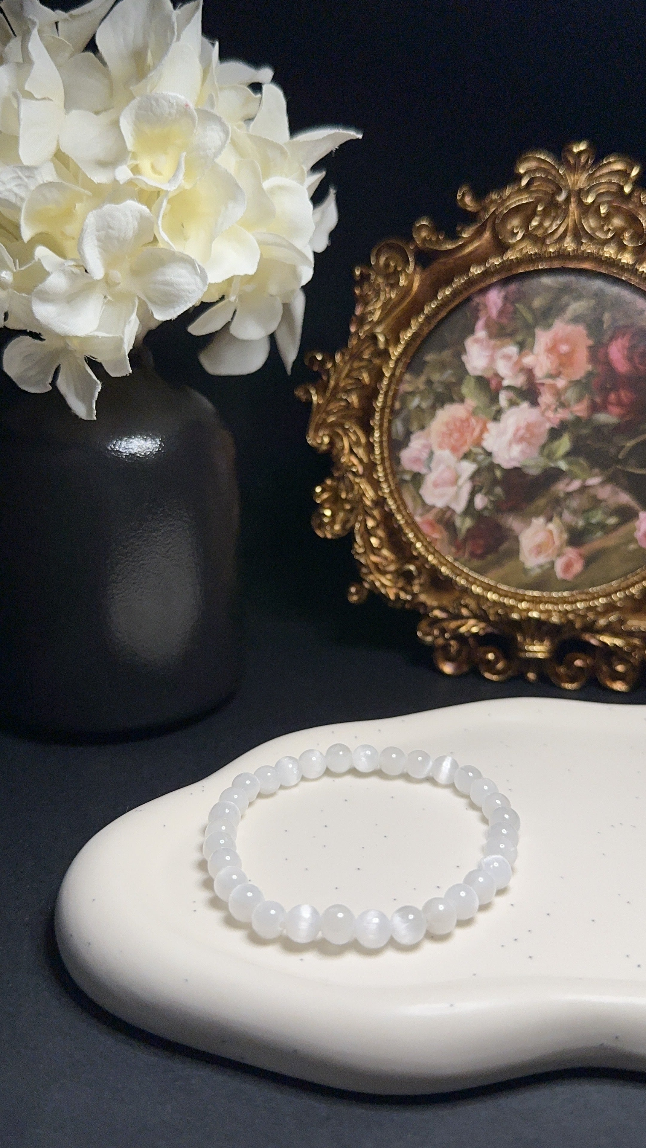 Bracelet Sélénite - Pouvoir féminin, confiance & équilibre